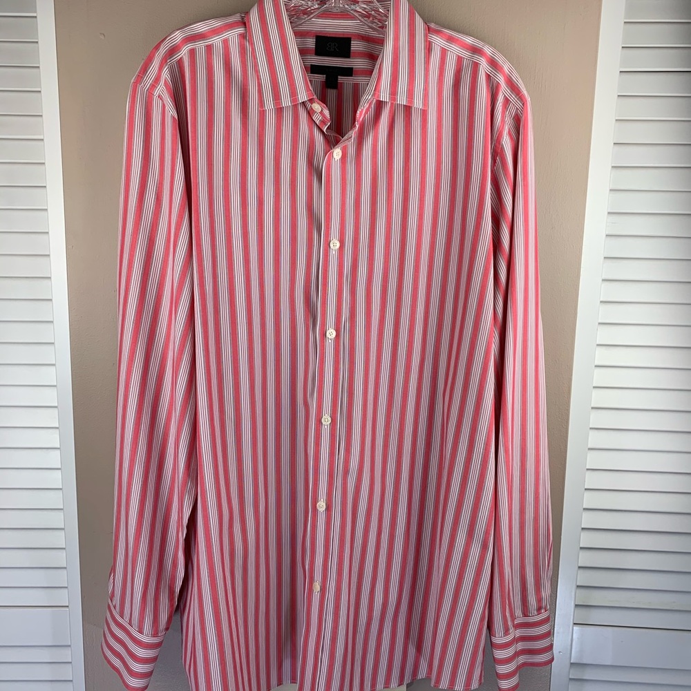 Br Monogram Button Down Shirt - image 1